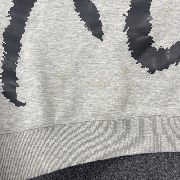 The Weeknd x H&M XO Crewneck Sweatshirt Gray Mens Size Medium 0961 - Picture 7 of 8